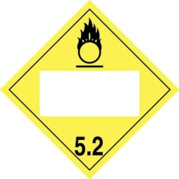 Accuform BLANK DOT PLACARD HAZARD CLASS MPL4DG5BVP25 MPL4DG5BVP25 - main